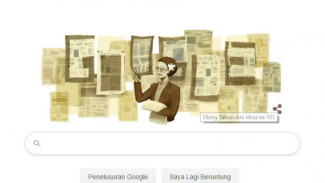 Sosok Ani Idrus yang Jadi Google Doodle Hari Ini