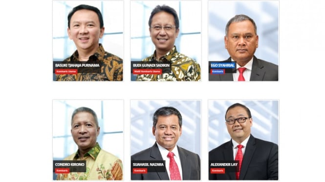 Foto Basuki Tjahaja Purnama atau Ahok terpampang di website Pertamina 