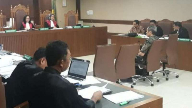 Sidang kasus dugaan suap proyek BHS, Angkasa Pura II, di Pengadilan Tipikor.