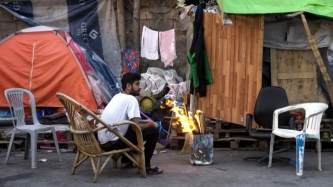 Pemuda pencari suaka di Yunani: Sebagian besar kesulitan berintegrasi dan dapat menjadi tunawisma. - Getty Images