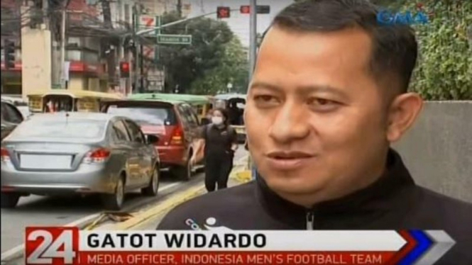 Media officer Timnas Indonesia U-22, Gatot Widakdo.