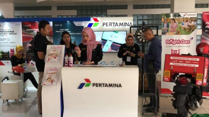 Pertamina di ajang IIMS Motobike 2019