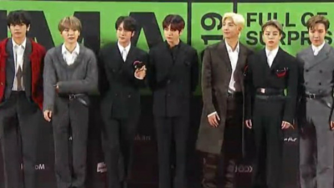 BTS di MMA 2019