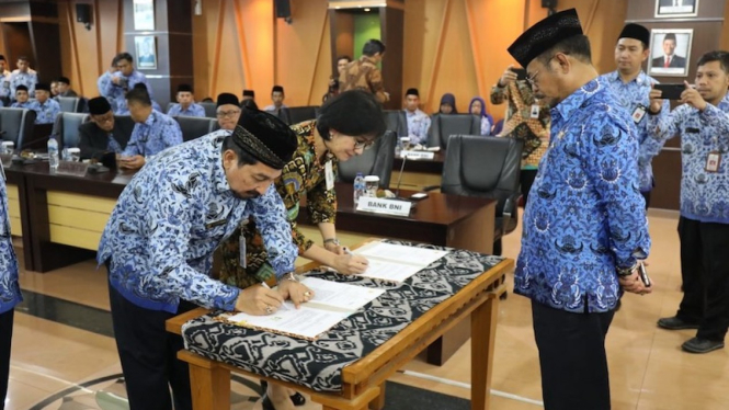 Penandatanganan MoU Kementan dengan PT. Bank Negara Indonesia (Persero) Tbk.