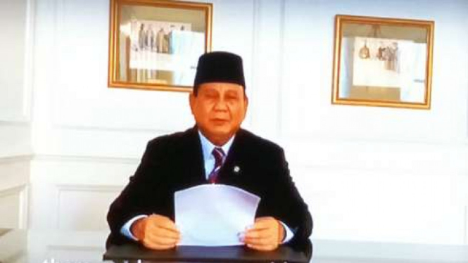 Menteri Pertahanan PRabowo Subianto.