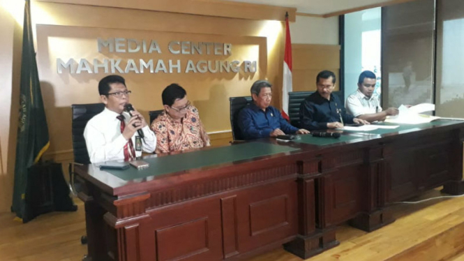 Mahkamah Agung konpers soal pembunuhan hakim di PN Medan