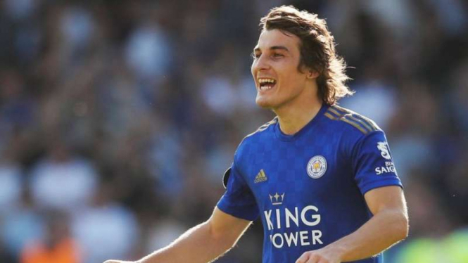 Pemain belakang Leicester City, Caglar Soyuncu