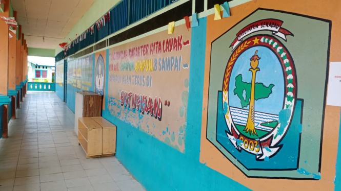 Salah satu Sekolah di Kabupaten Sekadau