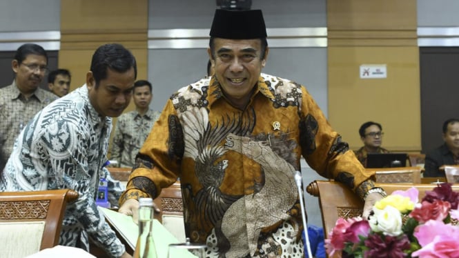 Peraturan Menteri Agama No. 29 Tahun 2019 mengharuskan majelis taklim terdaftar pada kantor Kementerian Agama. - NOVA WAHYUDI/Antarafoto