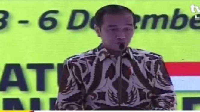Presiden Jokowi di Munas X Partai Golkar