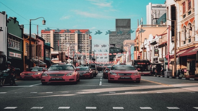 Jalanan di Singapura