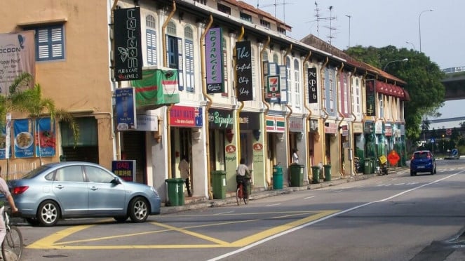 Jalanan di Singapura