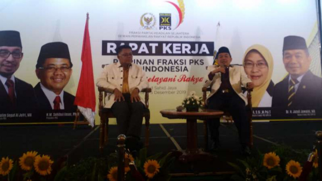 Presiden Partai Keadilan Sejahtera (PKS) Sohibul Iman, di Jakarta.