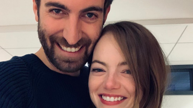 Emma Stone dan Dave McCary.