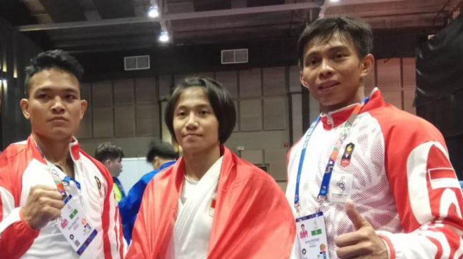 Trio pejudo Indonesia sumbang 2 emas dan satu perak SEA Games 2019