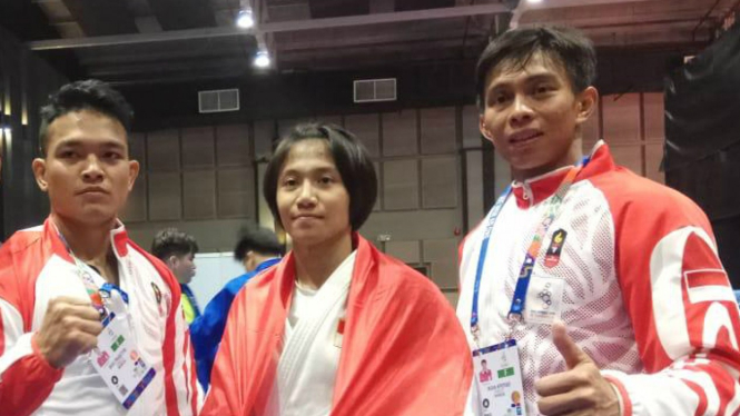 Trio pejudo Indonesia sumbang 2 emas dan satu perak SEA Games 2019