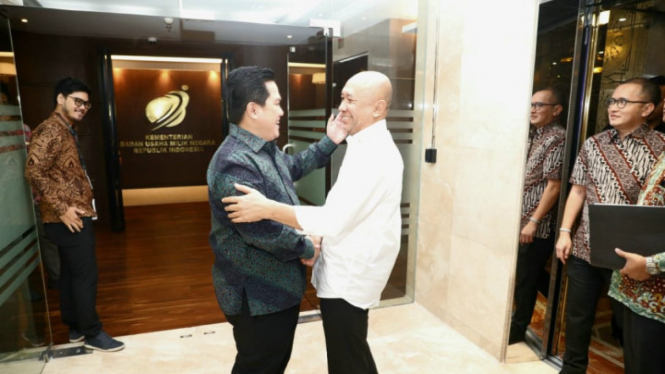 Erick Thohir dan Teten Masduki.