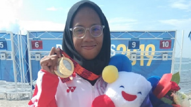 Dea Salsabila Putri, raih emas SEA Games cabang modern pentathlon