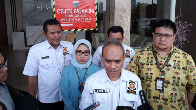 Kantor dan mobil-mobil di Jakarta menunggak pajak