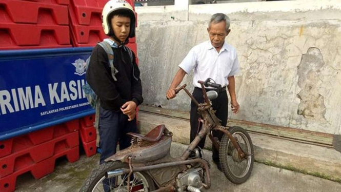 Polisi tangkap motor tua