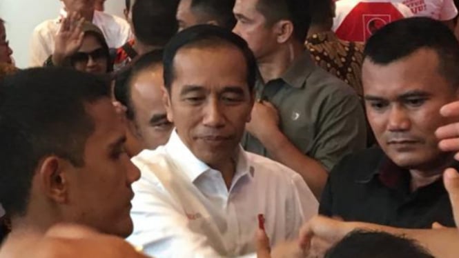 Presiden Joko Widodo (Jokowi), foto sebelum massa pandemi covid-19.