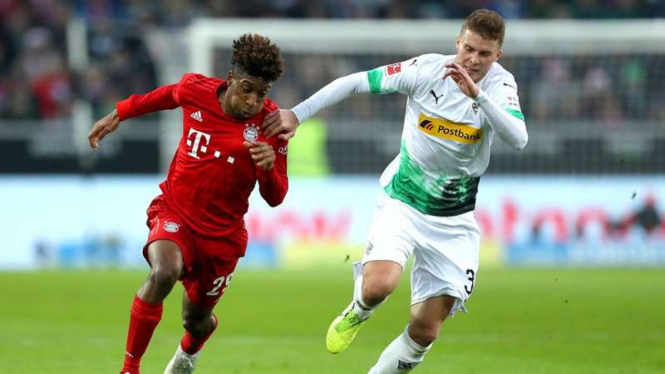 Laga Bundesliga 2019/2020 antara Borussia Moenchengladbach vs Bayern Munich