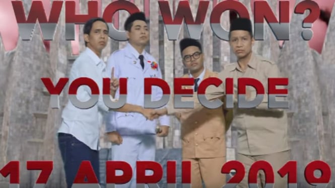 Adu rap 'Prabowo vs Jokowi'