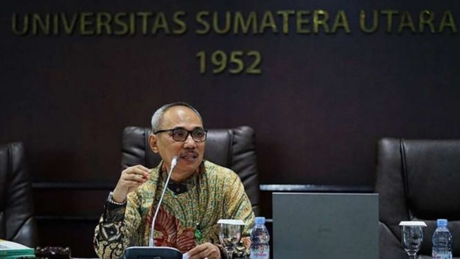 Ketua Dewan Guru Besar USU, Gontar Alamsyah.