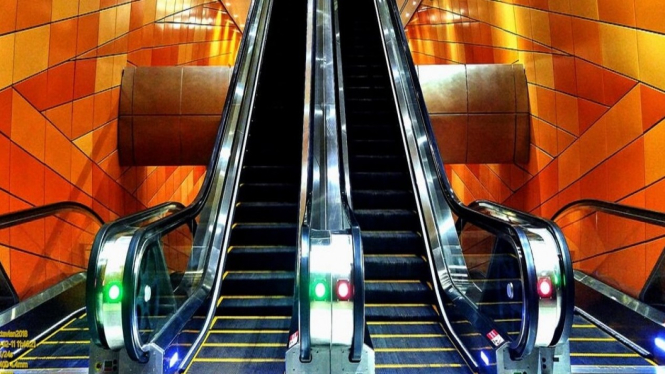 Stasiun MRT Estetik di Singapura 