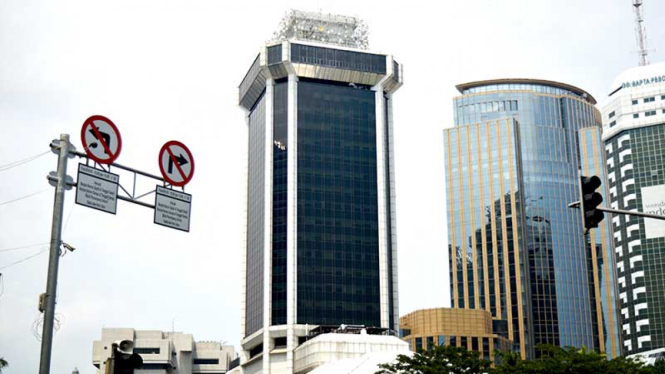 Kantor Pusat Indosat Ooredoo di MH Thamrin, Jakarta Pusat.