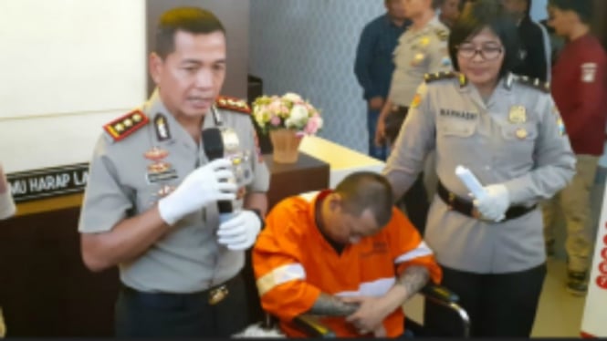 Sokip ditangkap tim buru aergqp Polresta Malang Kota