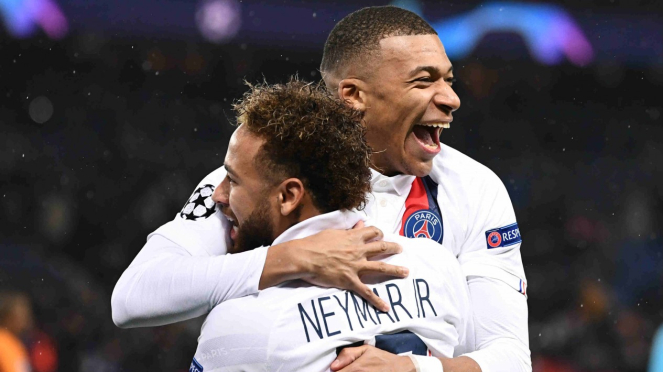 Duet bomber Paris Saint Germain (PSG), Neymar & Kylian Mbappe