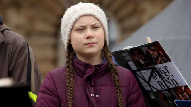 Greta Thunberg dijuluki Person of the Year" oleh majalah Time tahun ini. - Getty Images"