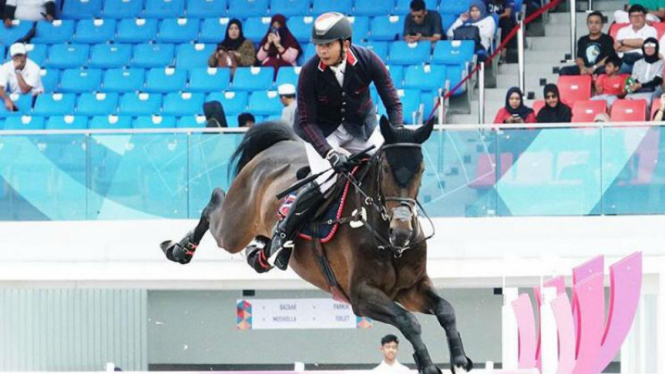 Atlet berkuda Indonesia berlaga di Show Jumping