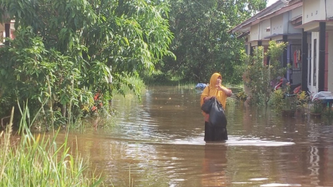 Banjir yang terjadi di Kota Singkawang Kalimantan Barat