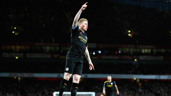 Gelandang Manchester City, Kevin De Bruyne. 