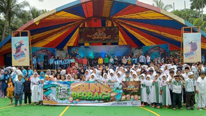 Perayaan Hari Ulang Tahun (HUT) The Jungle Waterpark Bogor ke-12.