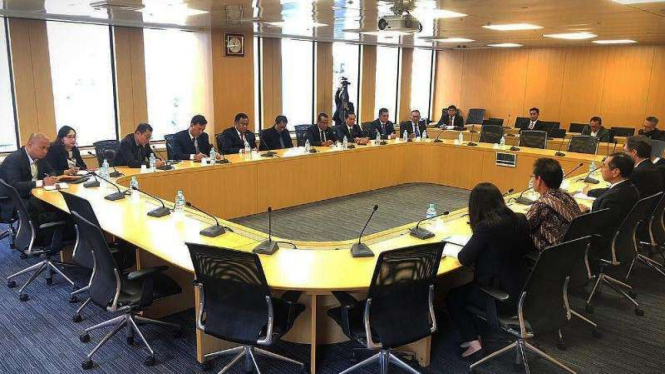 Rachmat Gobel melakukan pertemuan dengan Federasi Organisasi Ekonomi Jepang.