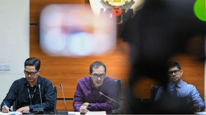 KPK umumkan penetapan tersangka terhadap mantan Sekretaris MA, Nurhadi.