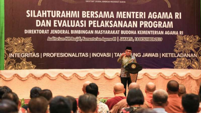 Menteri Agama Fachrul Razi di Jakarta.