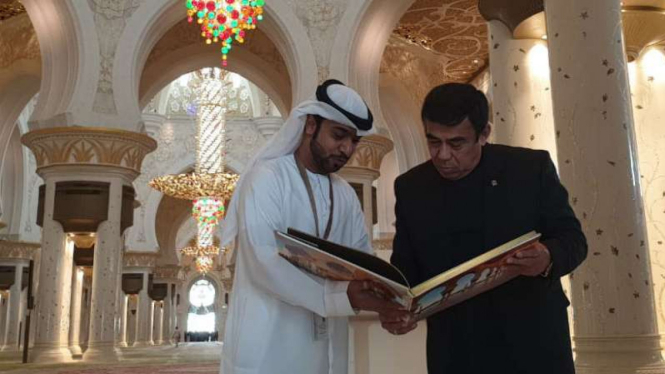 Menteri Agama Fachrul Razi di Uni Emirat Arab (UAE).