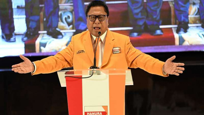 Ketua Umum Partai Hati Nurani Rakyat (Hanura) Oesman Sapta Odang  