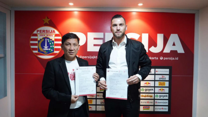 Marko Simic resmi perpanjang kontraknya di Persija Jakarta