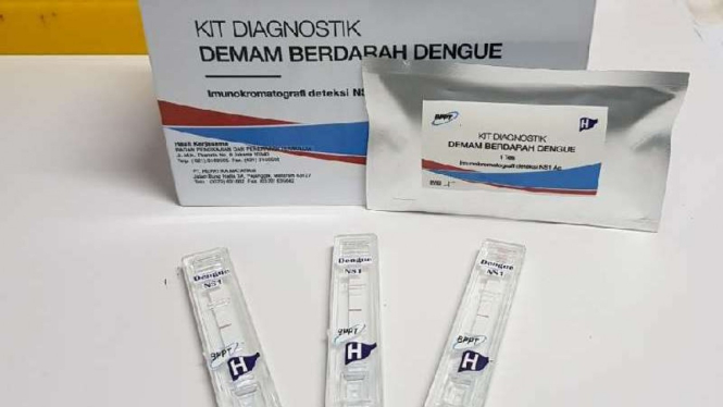 Kit Rapid Test Dengue.