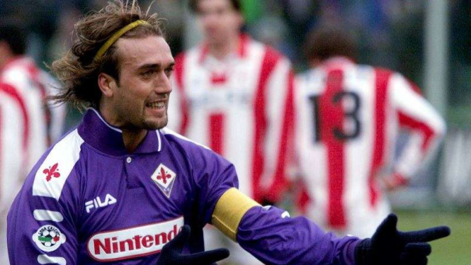 Gabriel Batistuta saat masih membela Fiorentina