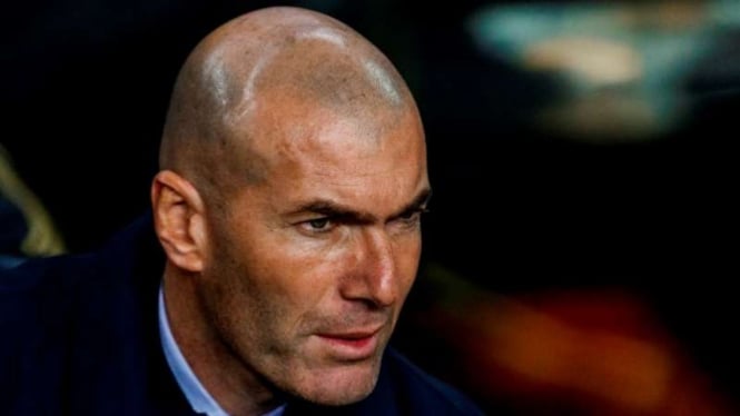 Pelatih Real Madrid, Zinedine Zidane.