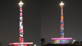 Sampai Malam Tahun Baru, Ada Pertunjukan Video Mapping di Monas