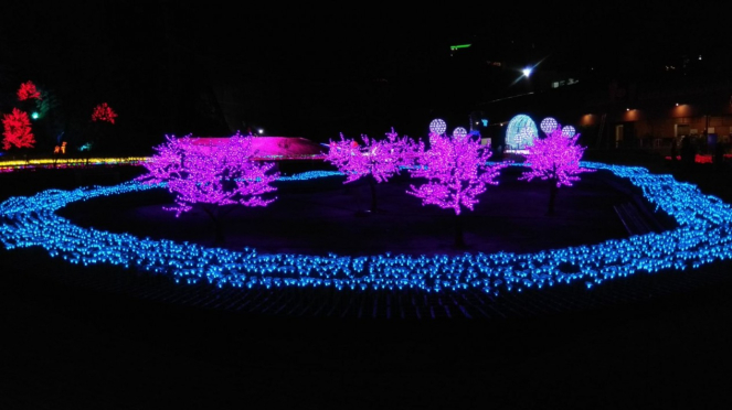 Millenial Glow Garden di Kota Batu Jawa Timur.