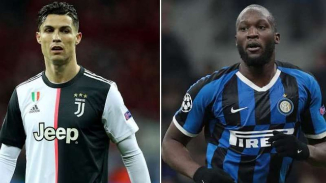 Cristiano Ronaldo dan Romelu Lukaku.