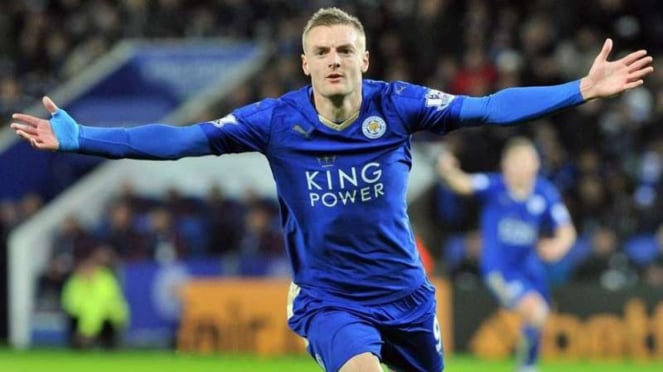 Penyerang Leicester City, Jamie Vardy